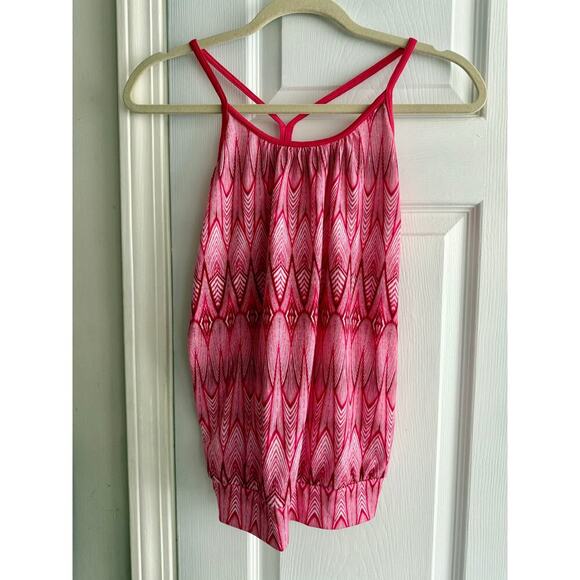Prana Andi Pink White Racerback Workout TankTop XS - Picture 4 of 7